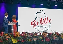 Cartel del evento expuesto durante la celebración de la gala