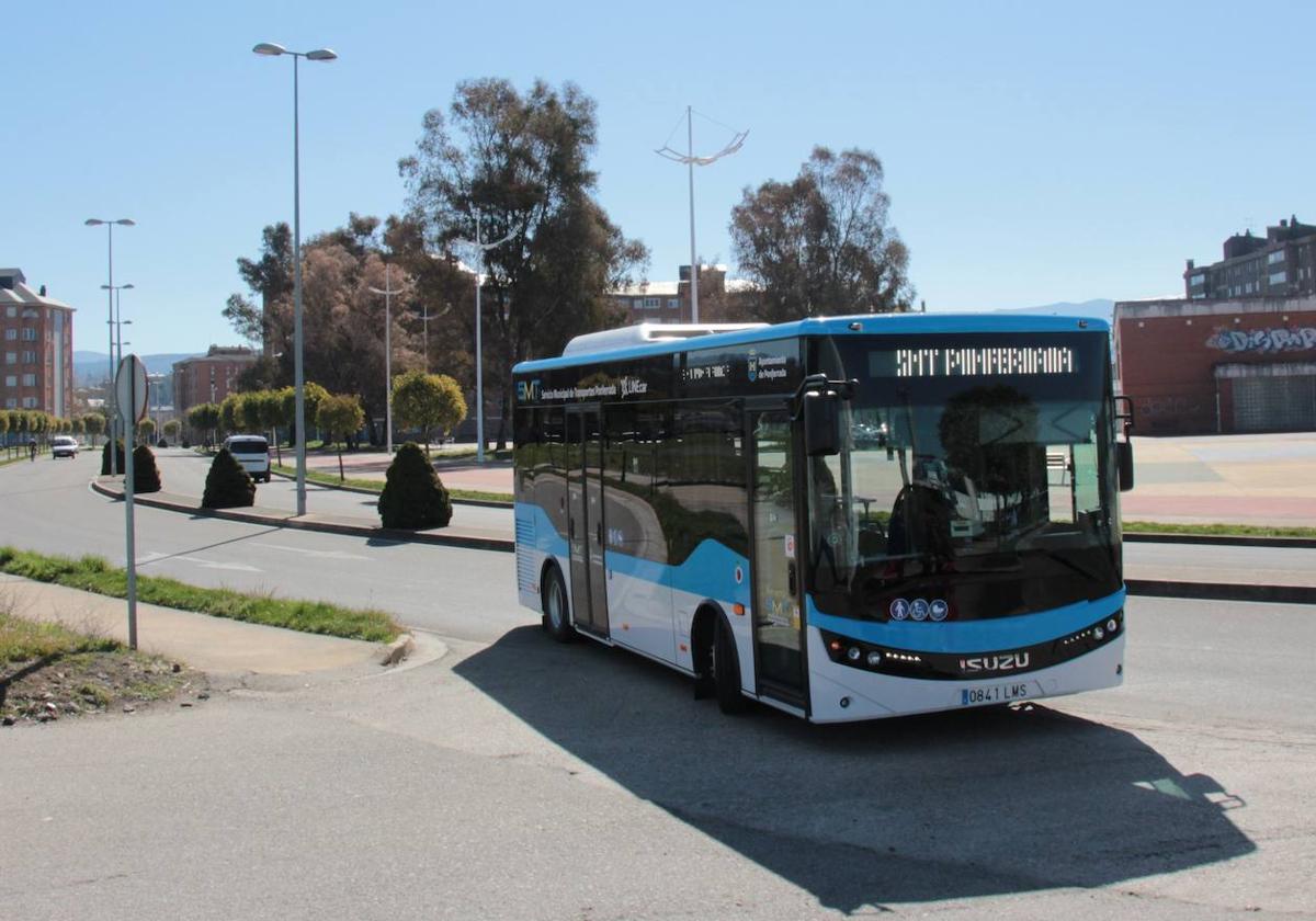 Autobús urbano de Ponferrada.