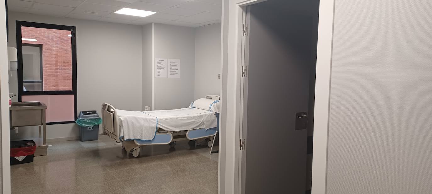 Espacio habilitado en el Hospital El Bierzo para la Unidad de Diálisis Periotoneal.