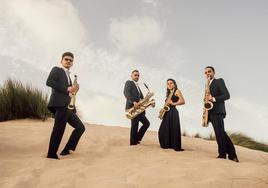 Cuarteto de saxofones Litore Quartet.