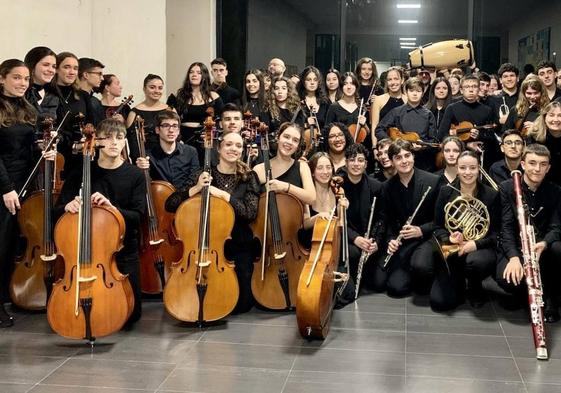 Imagen de la Orquesta del Conservatorio de Santiago.