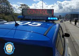 Imagen de un control de la Policía Municipal de Ponferrada.