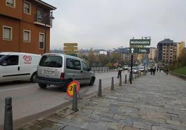 La avenida del Castillo de Ponferrada, en una imagen de archivo.