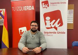 Iván Fernández, coordinador de IU Ponferrada.