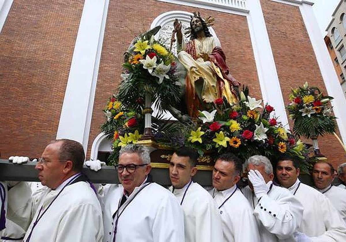 Procesión de la Borriquilla en Ponferrada.