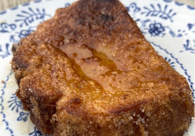 Torrijas del obrador de Abokados.