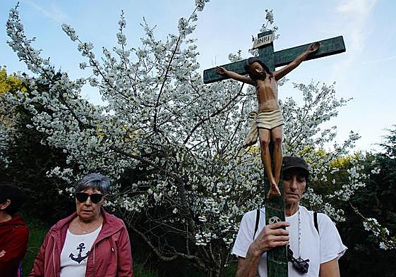 Víacrucis del Pajariel de Ponferrada.