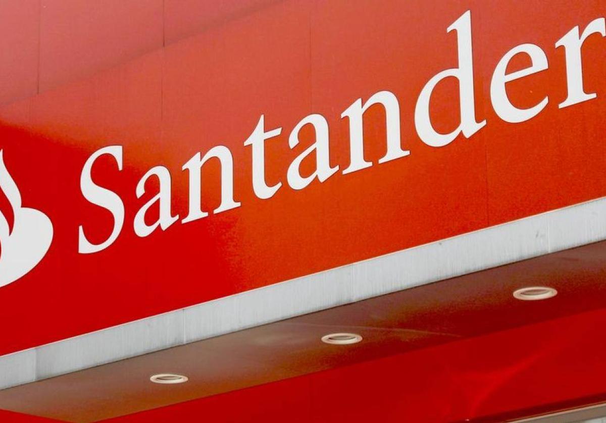 Imagen de una sucursal del Banco de Santander.