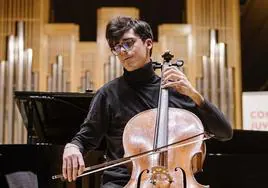 El violonchelista Carlos Vidal.