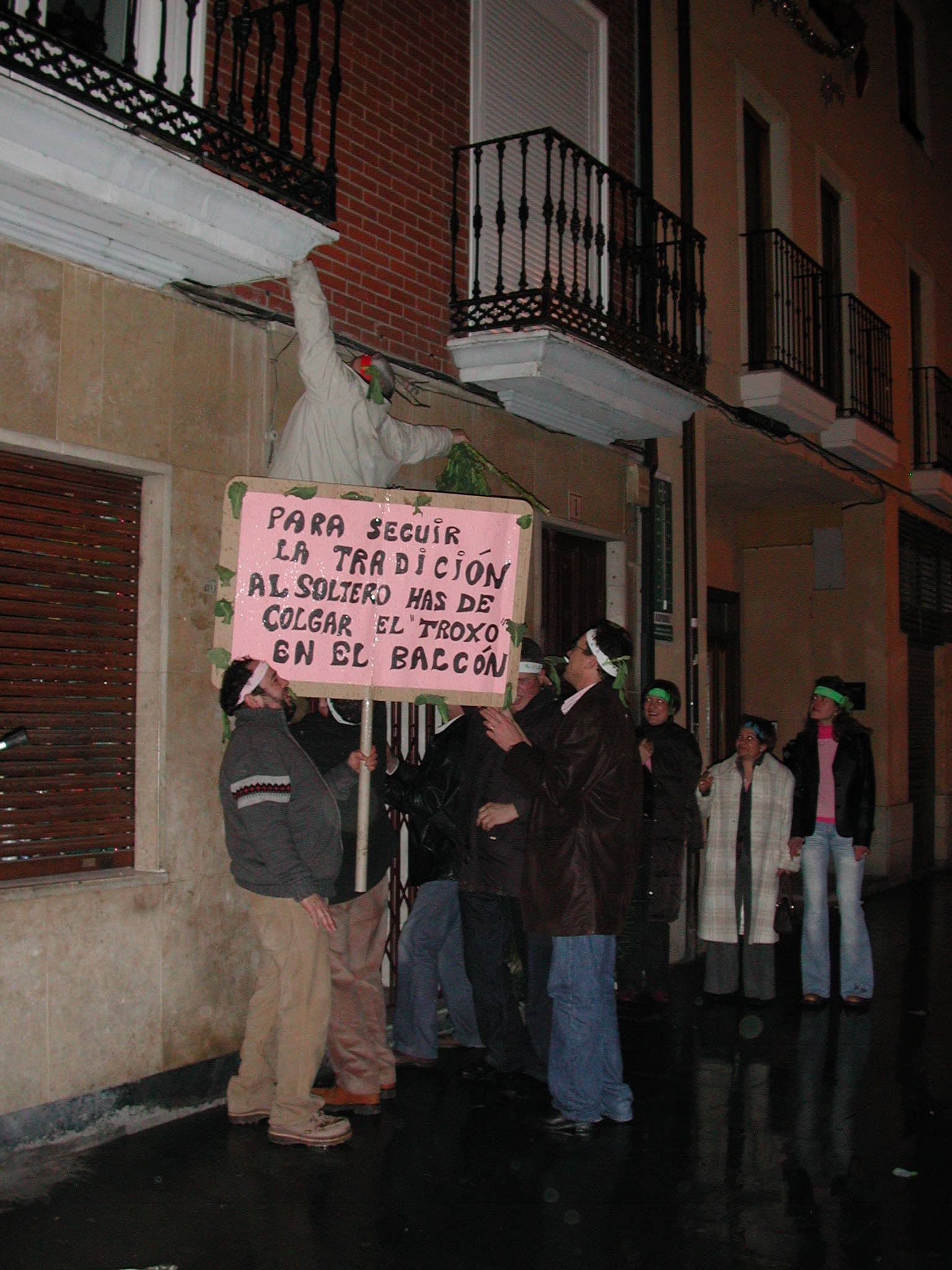 La tradición de «los troixos» de Villafranca