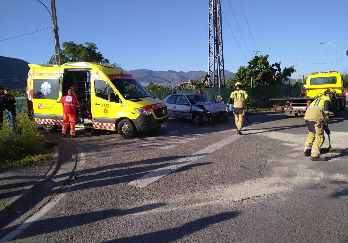 Imagen del accidente.