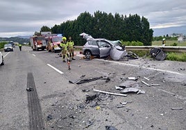 Imagen del accidente.