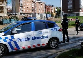 Imagen de un control de la Policía Local de Ponferrada.