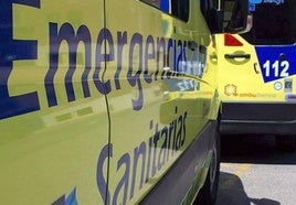 Ambulancias del Servicio de Emergencias 112 de Castilla y León.
