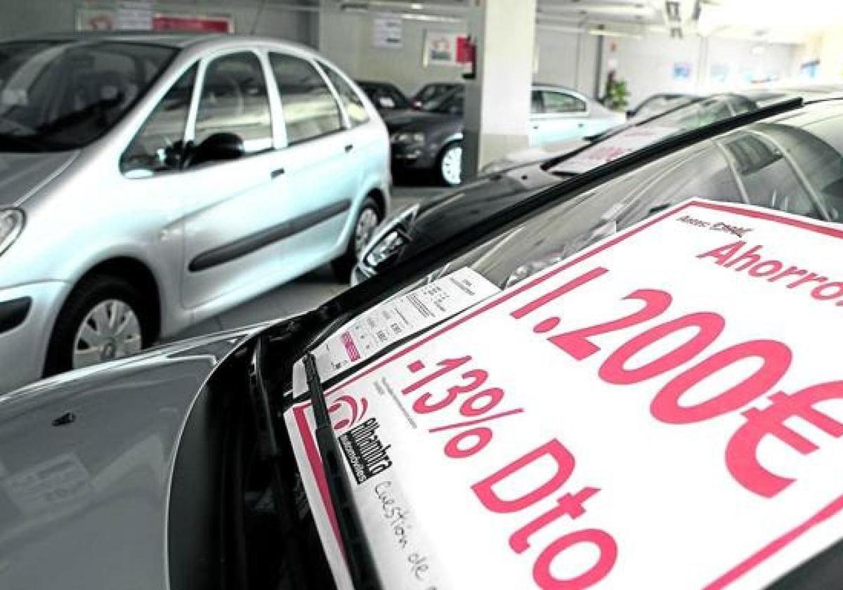 Imagen de coches de ocasión.