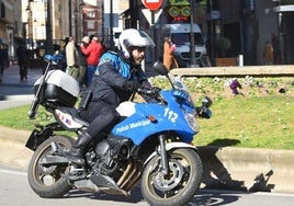 Imagen de un agente de la Policía Municipal de Ponferrada.