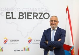 El presidente del Consejo Comarcal del Bierzo, Olegario Ramón.