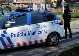 Imagen de un control de la Policía Municipal de Ponferrada.