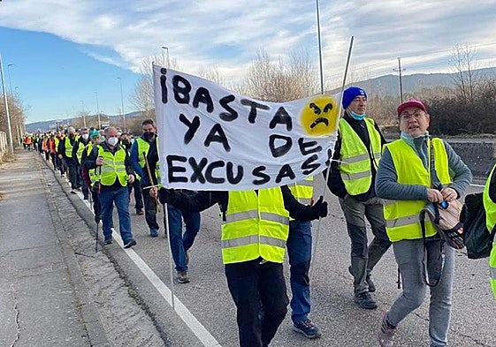 Marcha Blanca en defensa de la sanidad pública del Bierzo y Laciana, en una imagen de archivo.