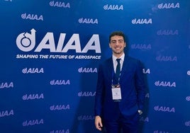 El joven ponferradino David Velasco trabaja en Estados Unidos en una empresa aeroespacial.