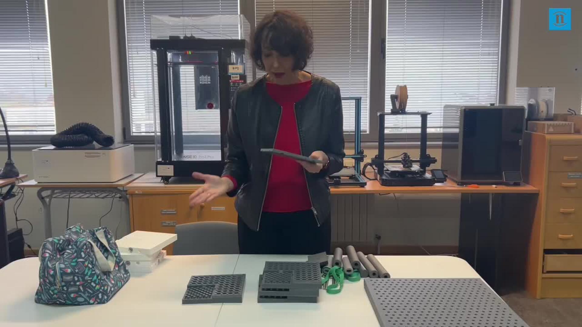Un prototipo hecho en el Bierzo para ayudar en la recuperación fisioterápica manual