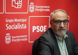 El portavoz del PSOE en Ponferrada, Olegario Ramón, en una imagen de archivo.