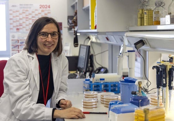 Cristina Viéitez, científica del CSIC en el Instituto de Biología Funcional y Genómica (IBFG-CSIC-USAL).