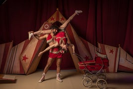 La compañía Proyecto Kavauri en una escena de 'Lullaby'.