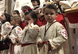 Imagen de la banda musical infantil de la Real Hermandad de Jesús Nazareno