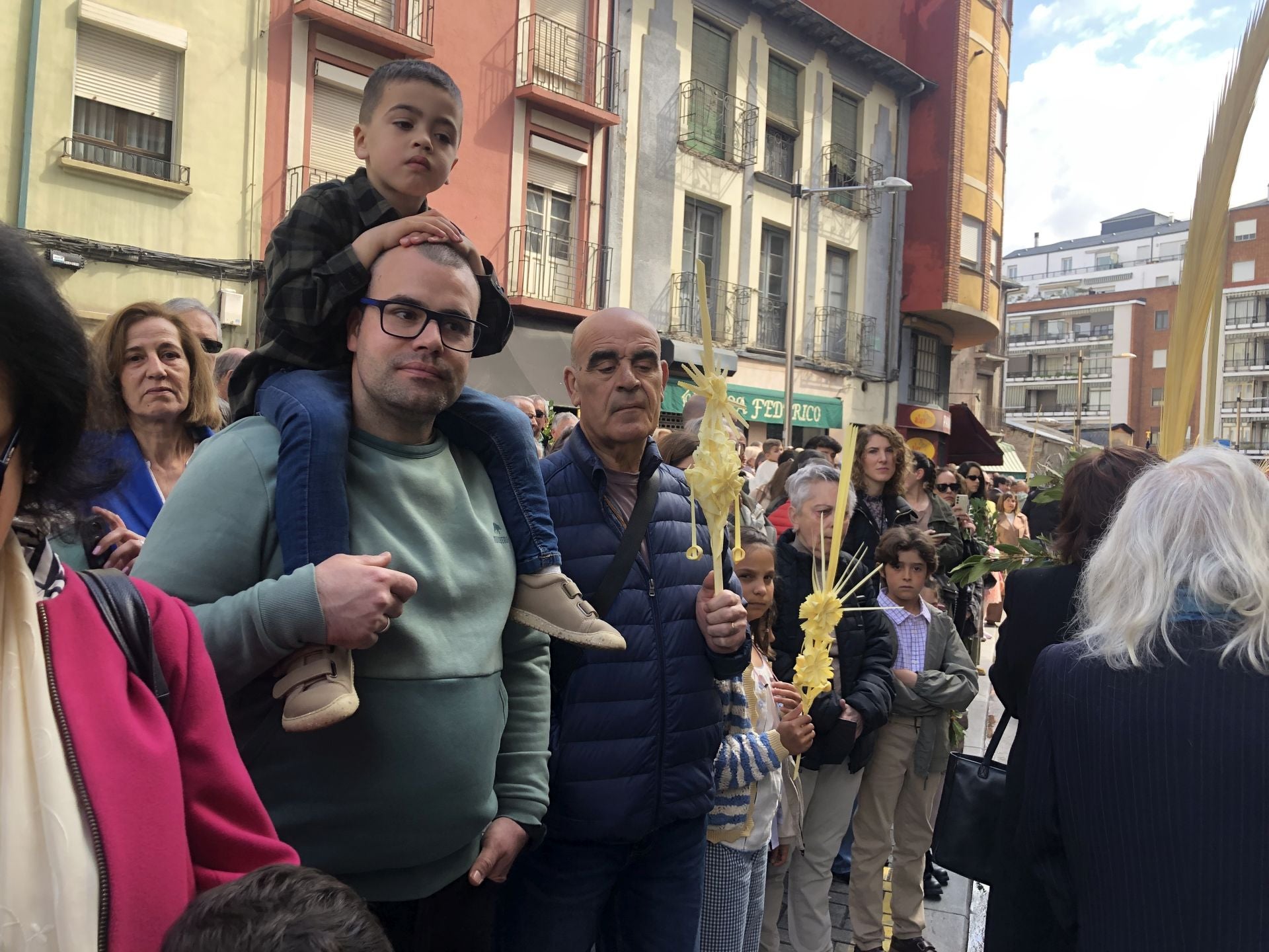 Procesión del Domingo de Ramos en Ponferrada.