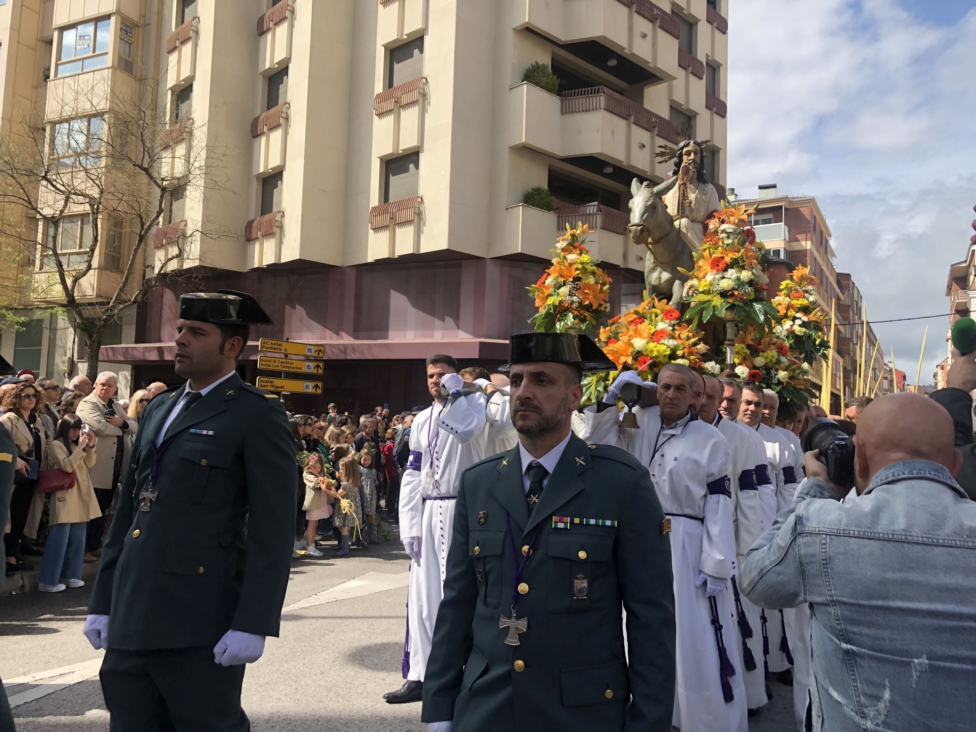 Procesión del Domingo de Ramos en Ponferrada.