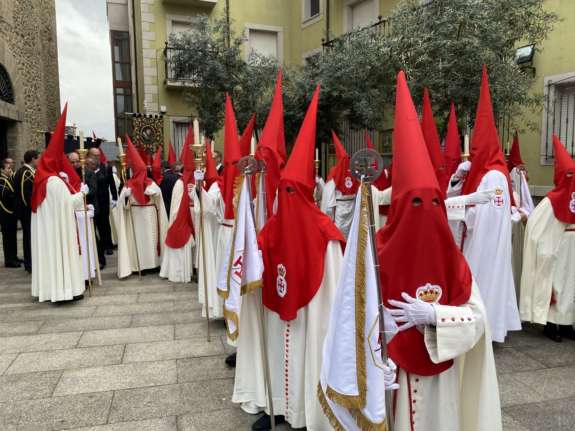 Imágenes de la procesión de la Santa Cena.