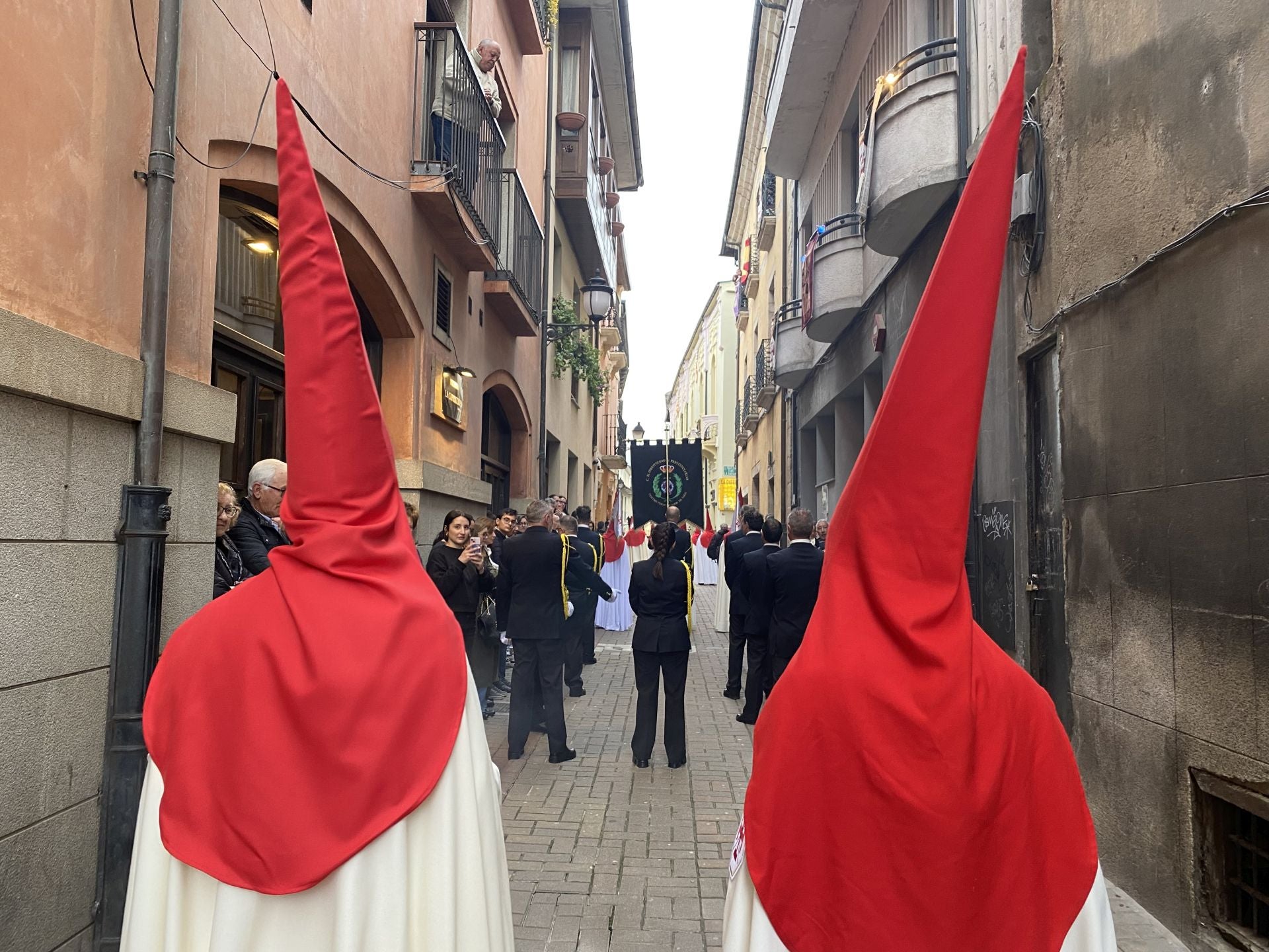 Imágenes de la procesión de la Santa Cena.