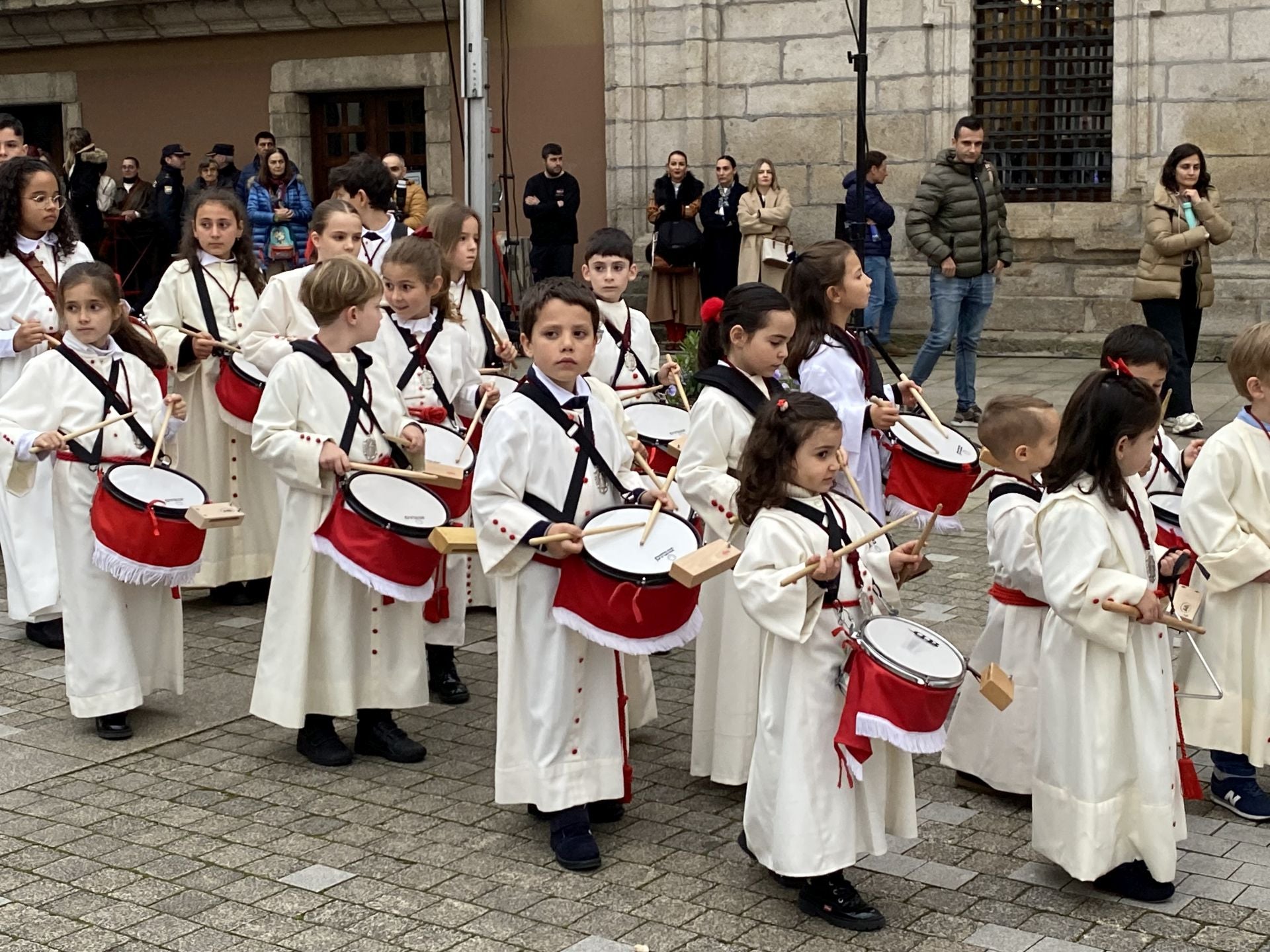 Imágenes de la procesión de la Santa Cena.