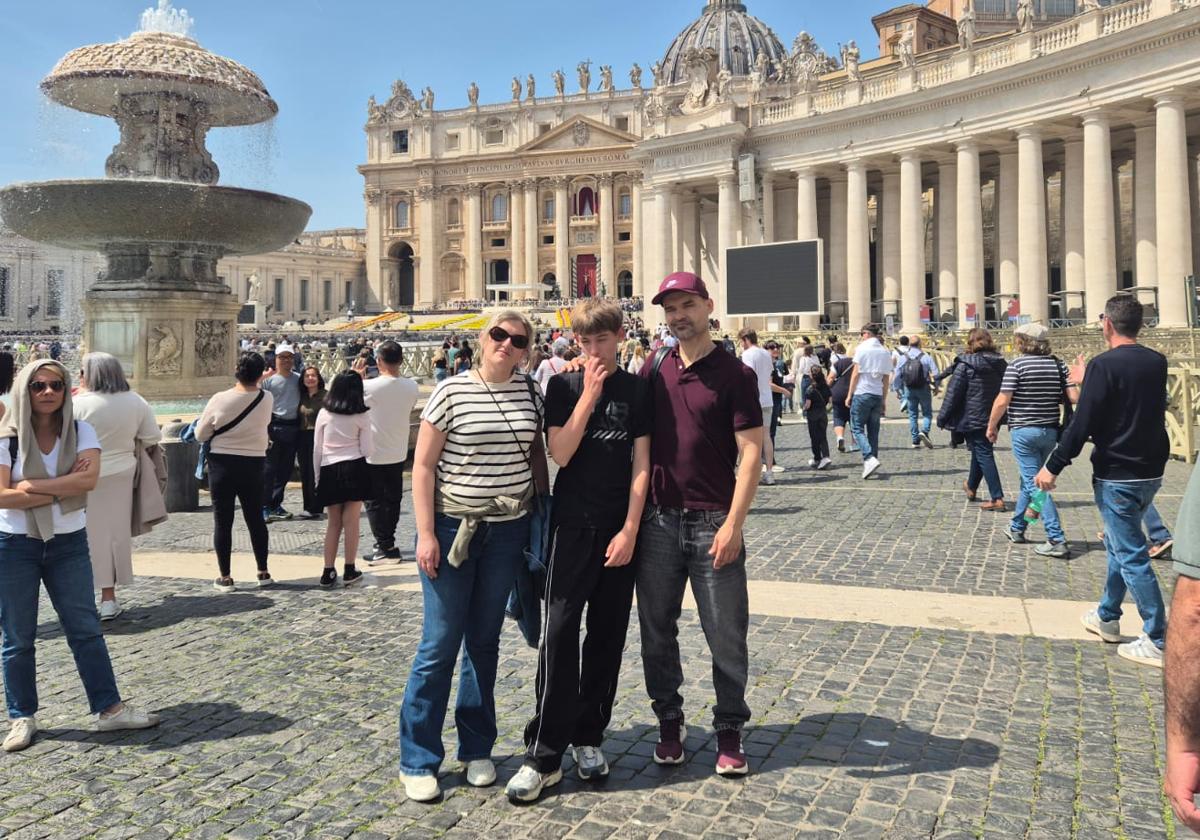 La berciana a la que la muerte del Papa le sorprendió en el Vaticano: «Fue conmovedor»