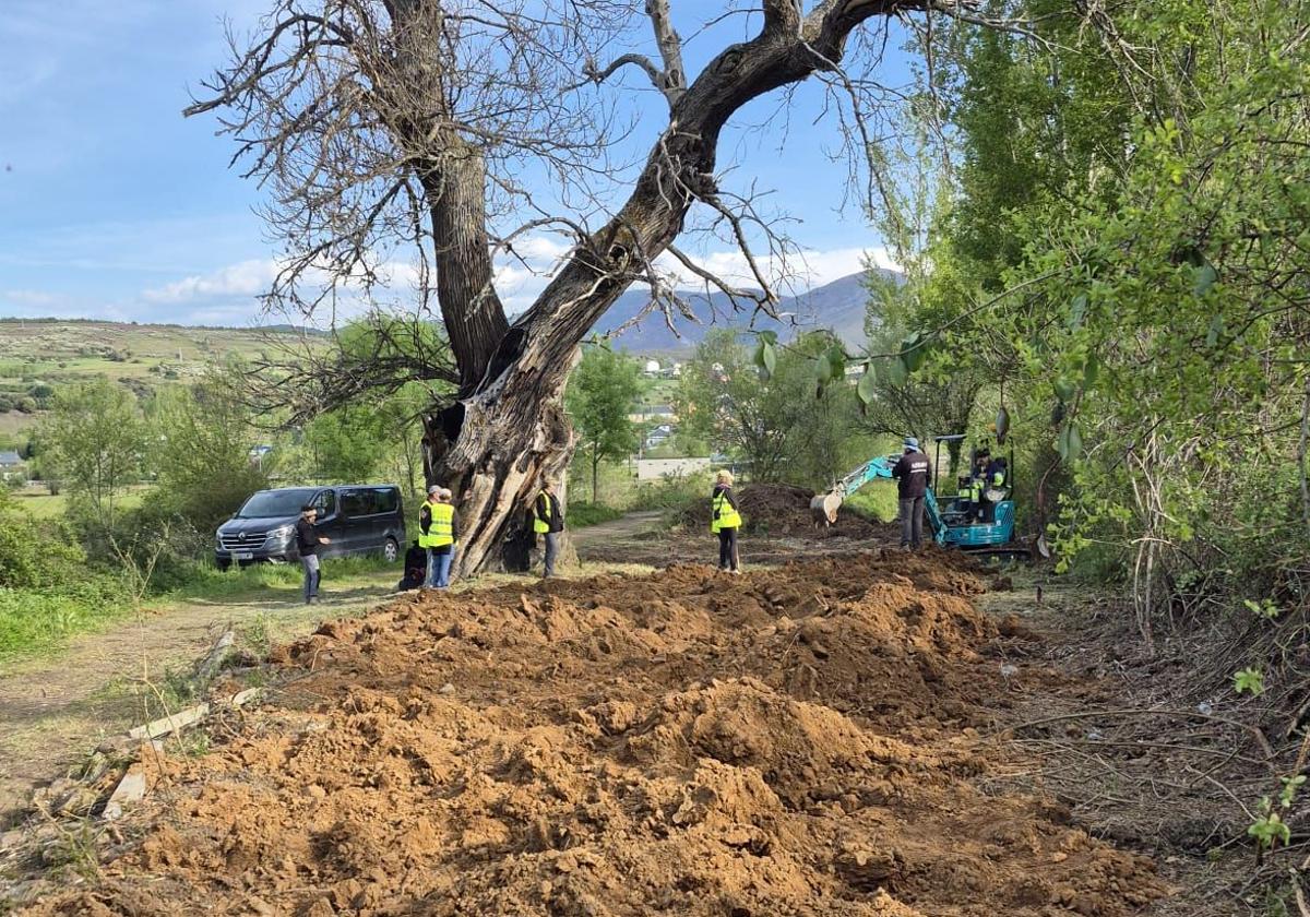 Buscan en Fabero los restos de Jesús Martínez, asesinado por pistoleros falangistas en 1936