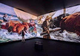 Sala sensorial de la exposición 'Sorolla a través de la luz. De la tradición a la modernidad'.
