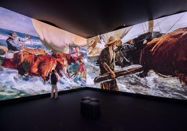 Sala sensorial de la exposición 'Sorolla a través de la luz. De la tradición a la modernidad'.