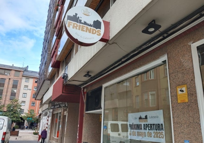Fachada del Bar Friends en Ponferrada