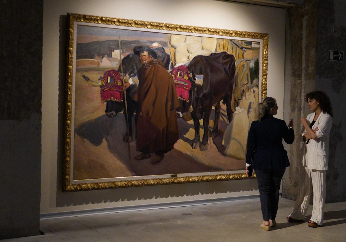 Imagen principal - Imagen de la exposición de Sorolla en La Térmica Cultural.