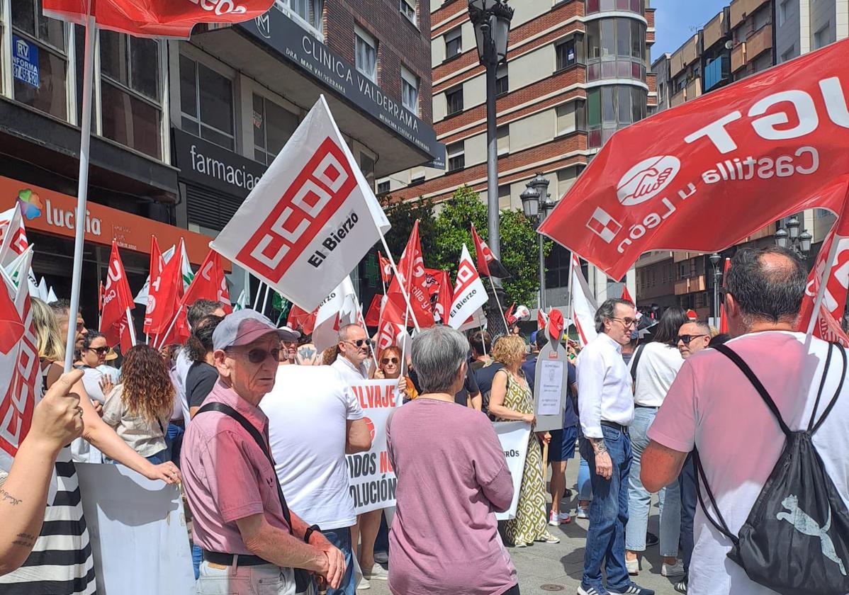 Concentración en Ponferrada.