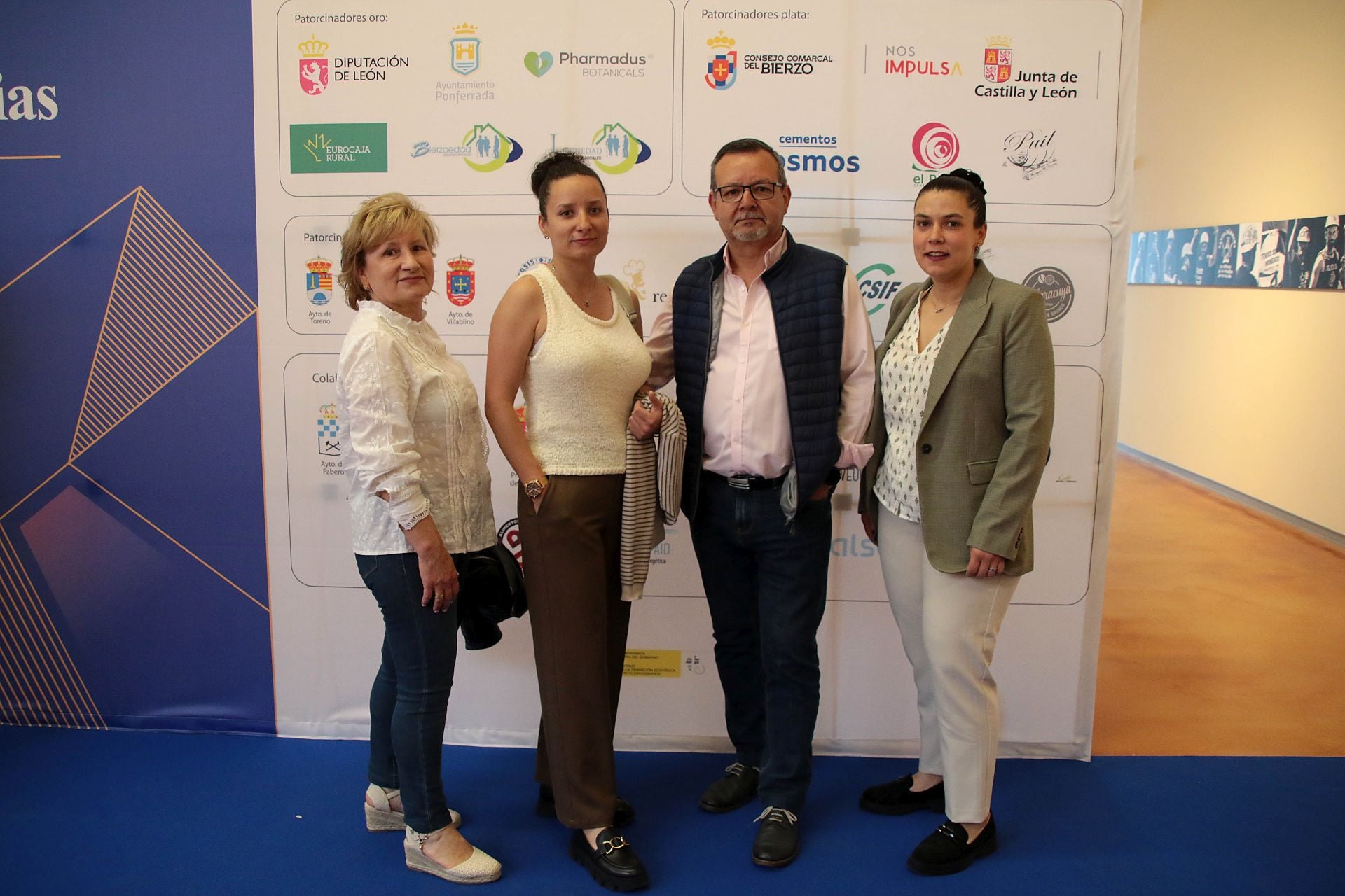 Sabina Corredera, Sara San Miguel, Victorino San Miguel y Asunción Bermejo.