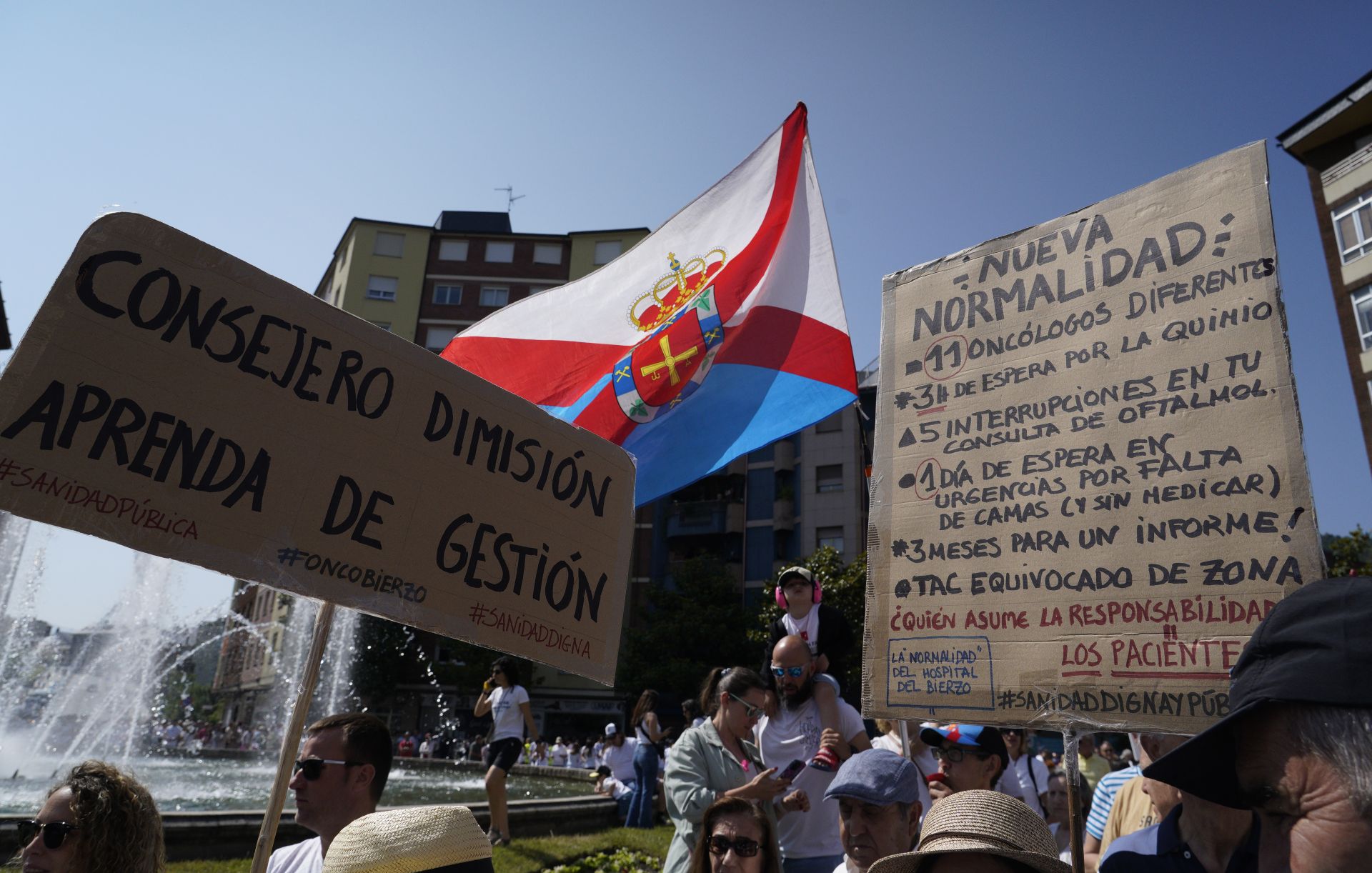 Manifestación de Oncobierzo en Ponferrada