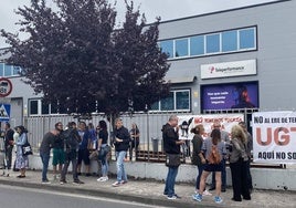 Imagen de archivo de una protesta en Teleperformance Ponferrada.