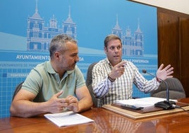 David Pacios e Iván Alonso presentaron los presupuestos que gestionarán en Ponferrada.