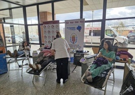 Imagen de archivo de una donación en el Hospital El Bierzo.