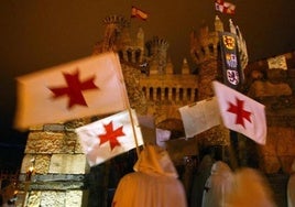 Imagen de uno de los actos de la Noche Templaria de Ponferrada.