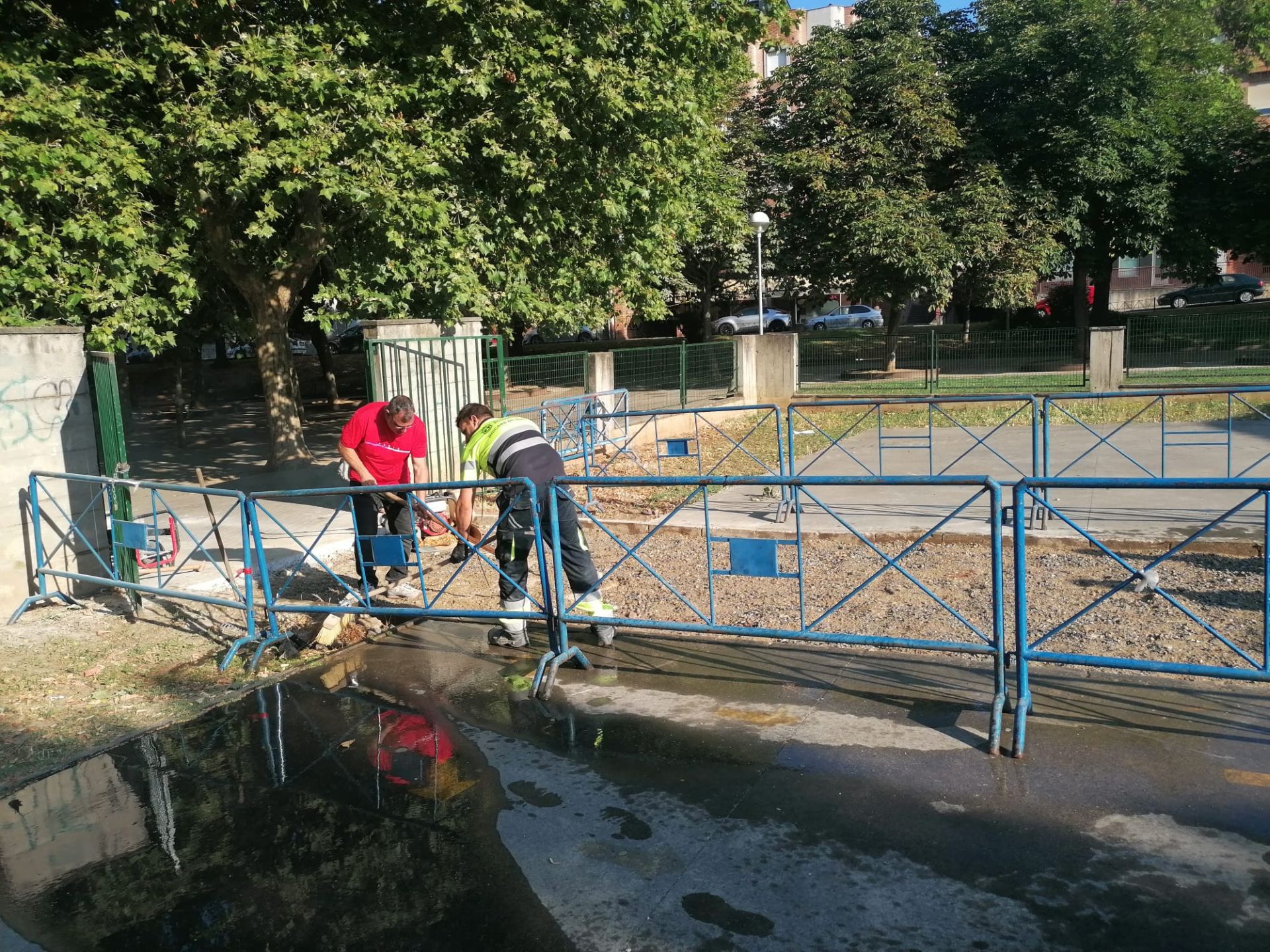 Imagen de las obras.