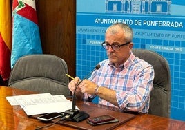 El concejal de Hacienda de Ponferrada, Luis Antonio Moreno, en una imagen de archivo.