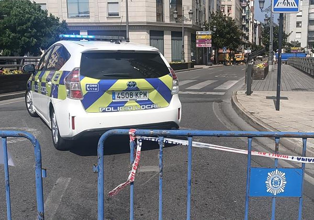 Imagen de archivo de un coche de la Policía Local de Ponferrada.